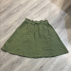 Kancy Kole Olive Green Women's Skirt 2XL